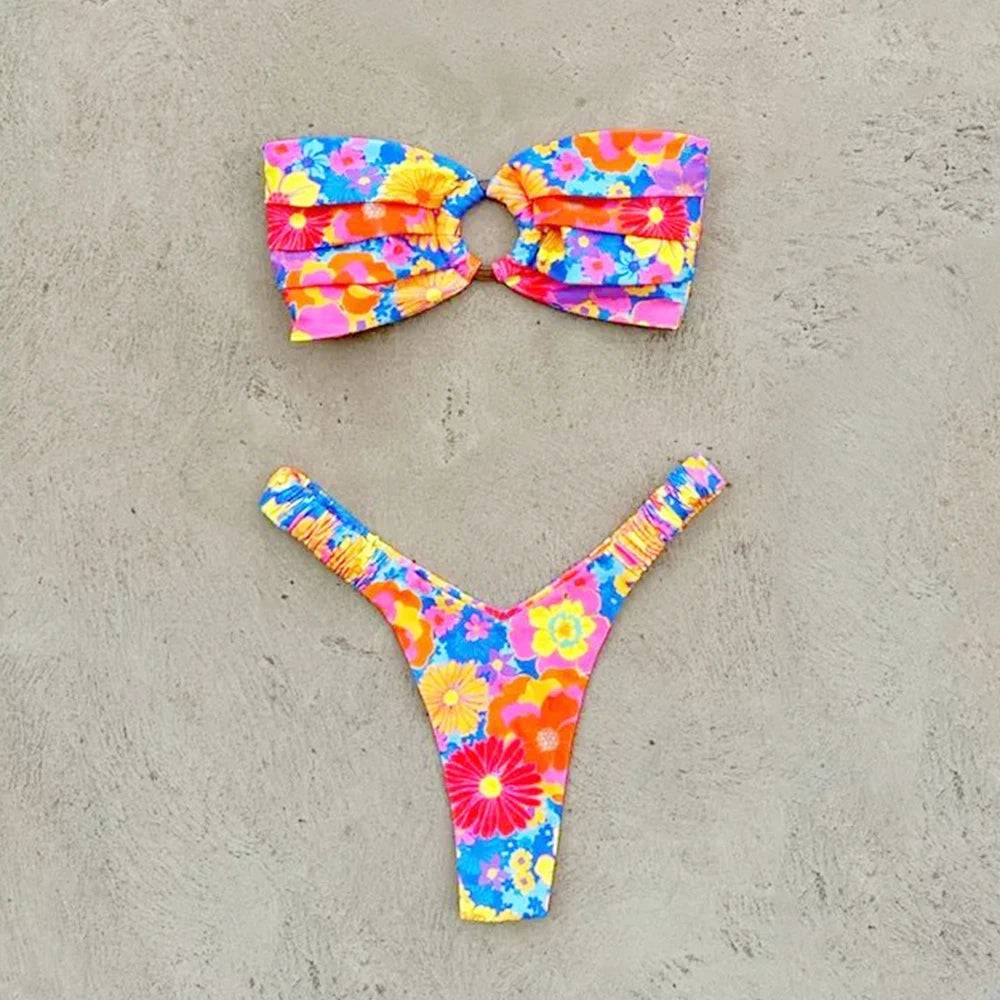 
                  
                    Micro Bikini Push Up Women Swimsuits 2024 Sexy Female Swimwear Brazilian Bikini Set Thong Biquini Swim Suits Print Beachwear
                  
                