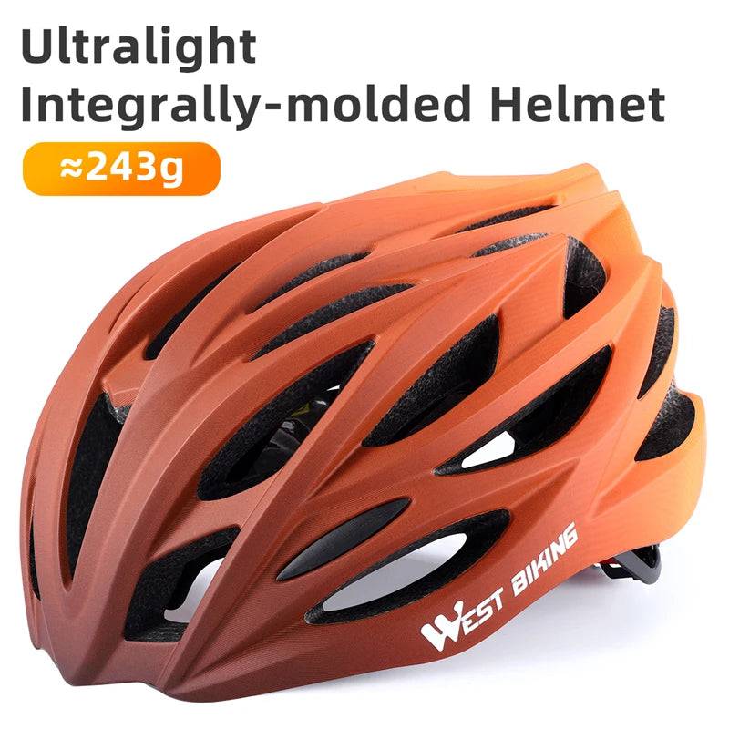 
                  
                    WEST BIKING Cycling Helmet Integrated Lightweight MTB Road Bike Safety Headset Men Women Caps Bicycle Hat Bike Accessories
                  
                