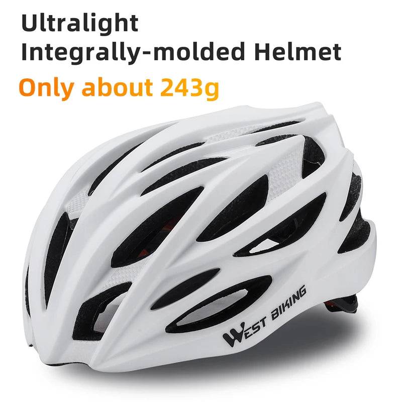 
                  
                    WEST BIKING Cycling Helmet Integrated Lightweight MTB Road Bike Safety Headset Men Women Caps Bicycle Hat Bike Accessories
                  
                