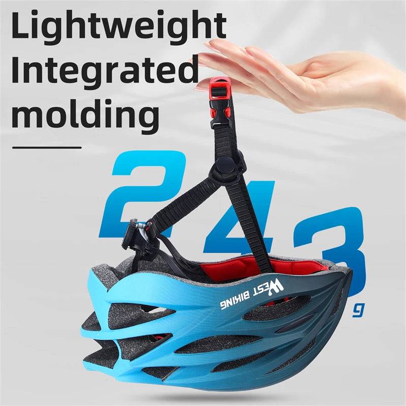 
                  
                    WEST BIKING Cycling Helmet Integrated Lightweight MTB Road Bike Safety Headset Men Women Caps Bicycle Hat Bike Accessories
                  
                