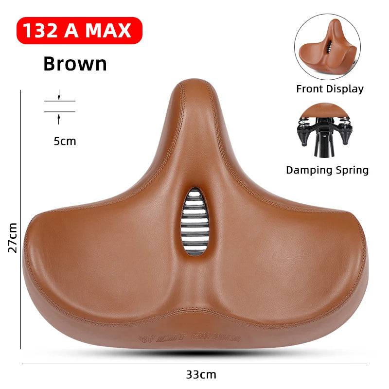 
                  
                    WEST BIKING Extra Wide MTB Bicycle Saddle Comfortable Thick Foam Shock Absorbtion Commuter Bike Seat E-Bike Cycling Cushion
                  
                