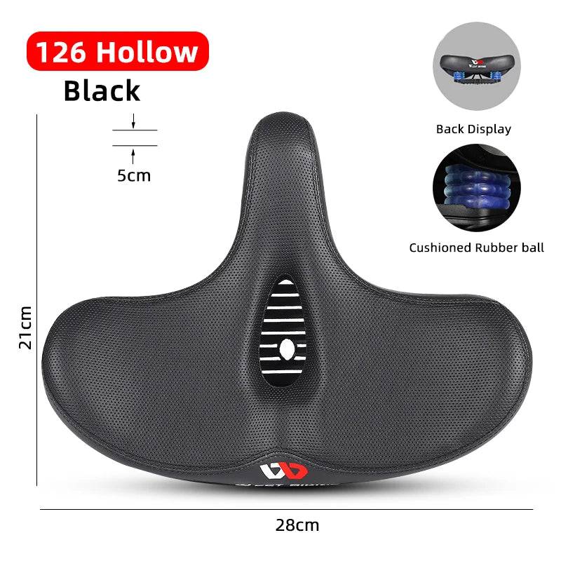 
                  
                    WEST BIKING Extra Wide MTB Bicycle Saddle Comfortable Thick Foam Shock Absorbtion Commuter Bike Seat E-Bike Cycling Cushion
                  
                