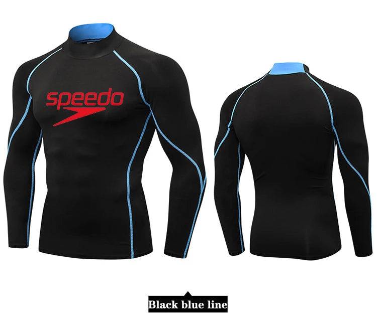 
                  
                    Men's Surfing Swimwear Long Sleeve UV Protection Rash Guard Diving Wear Summer Water Sports Beach Swimming Surf Tight T-shirts
                  
                