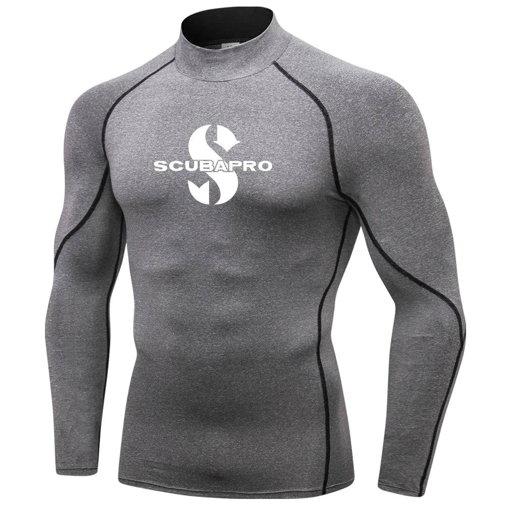 
                  
                    Men Swim Surfing T-shirt Beach UV Protection Swimwear Rash Guard Long Sleeve Diving Wetsuit Rashguard Tops Gear Summer Apparel
                  
                