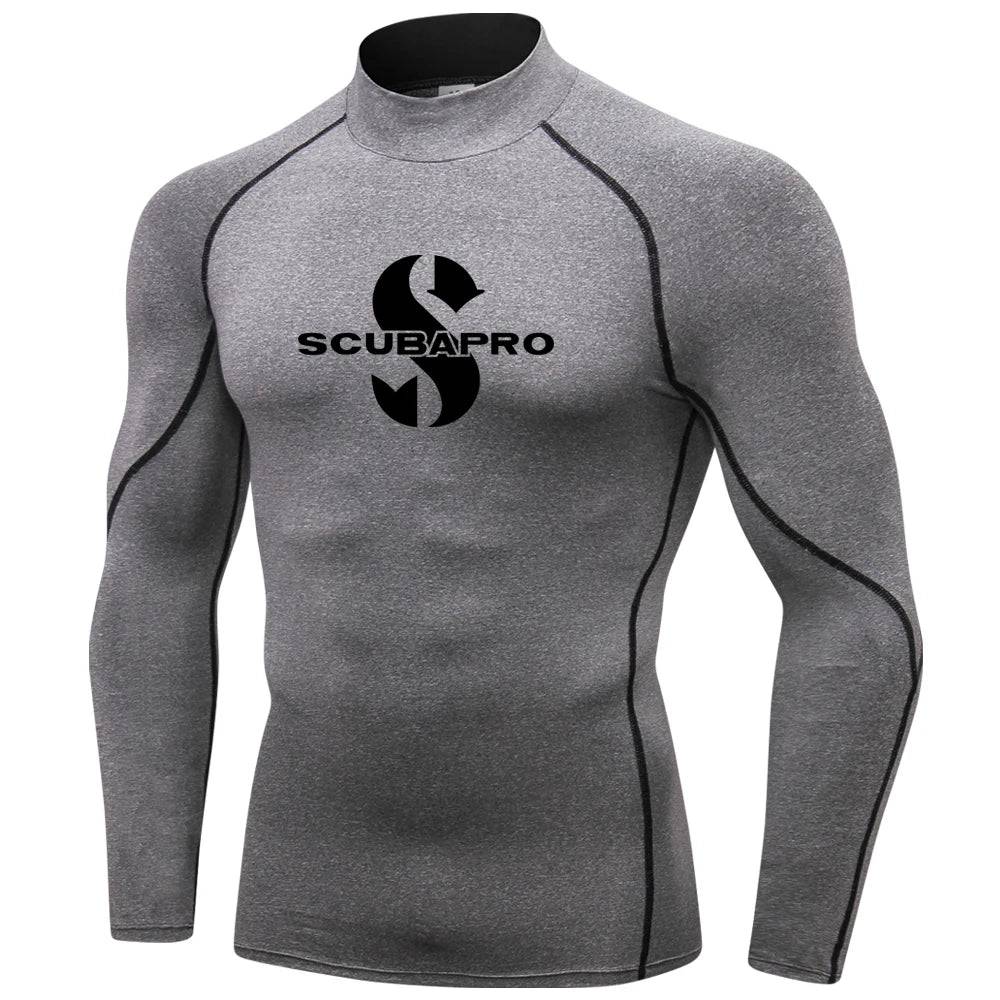 
                  
                    Men Swim Surfing T-shirt Beach UV Protection Swimwear Rash Guard Long Sleeve Diving Wetsuit Rashguard Tops Gear Summer Apparel
                  
                