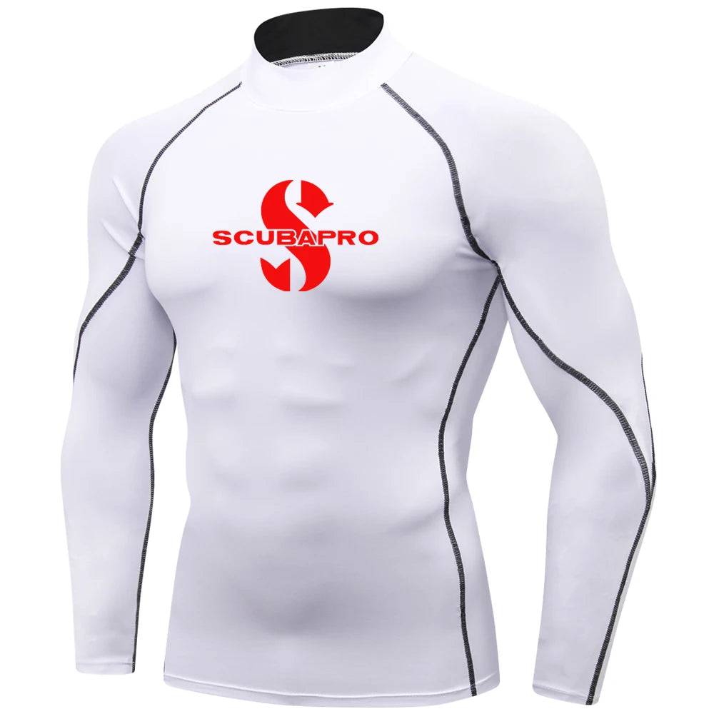 
                  
                    Men Swim Surfing T-shirt Beach UV Protection Swimwear Rash Guard Long Sleeve Diving Wetsuit Rashguard Tops Gear Summer Apparel
                  
                