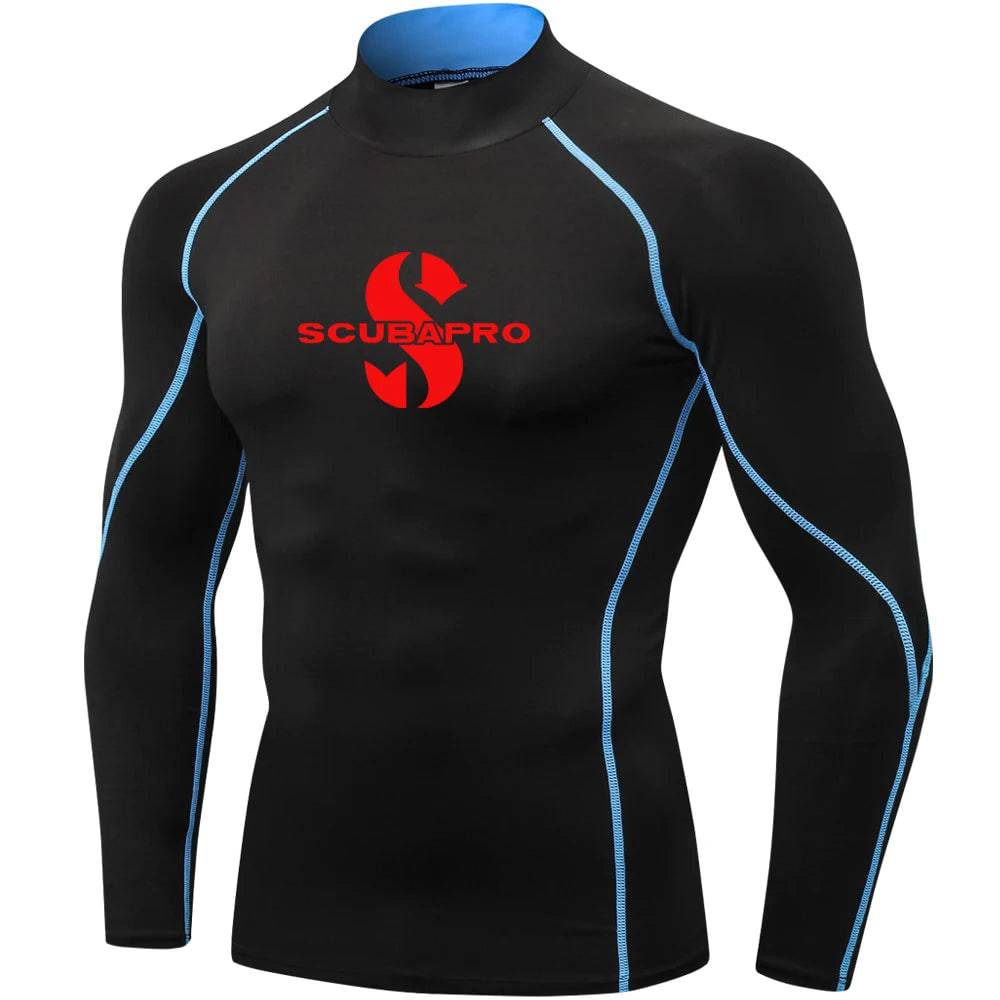 
                  
                    Men Swim Surfing T-shirt Beach UV Protection Swimwear Rash Guard Long Sleeve Diving Wetsuit Rashguard Tops Gear Summer Apparel
                  
                