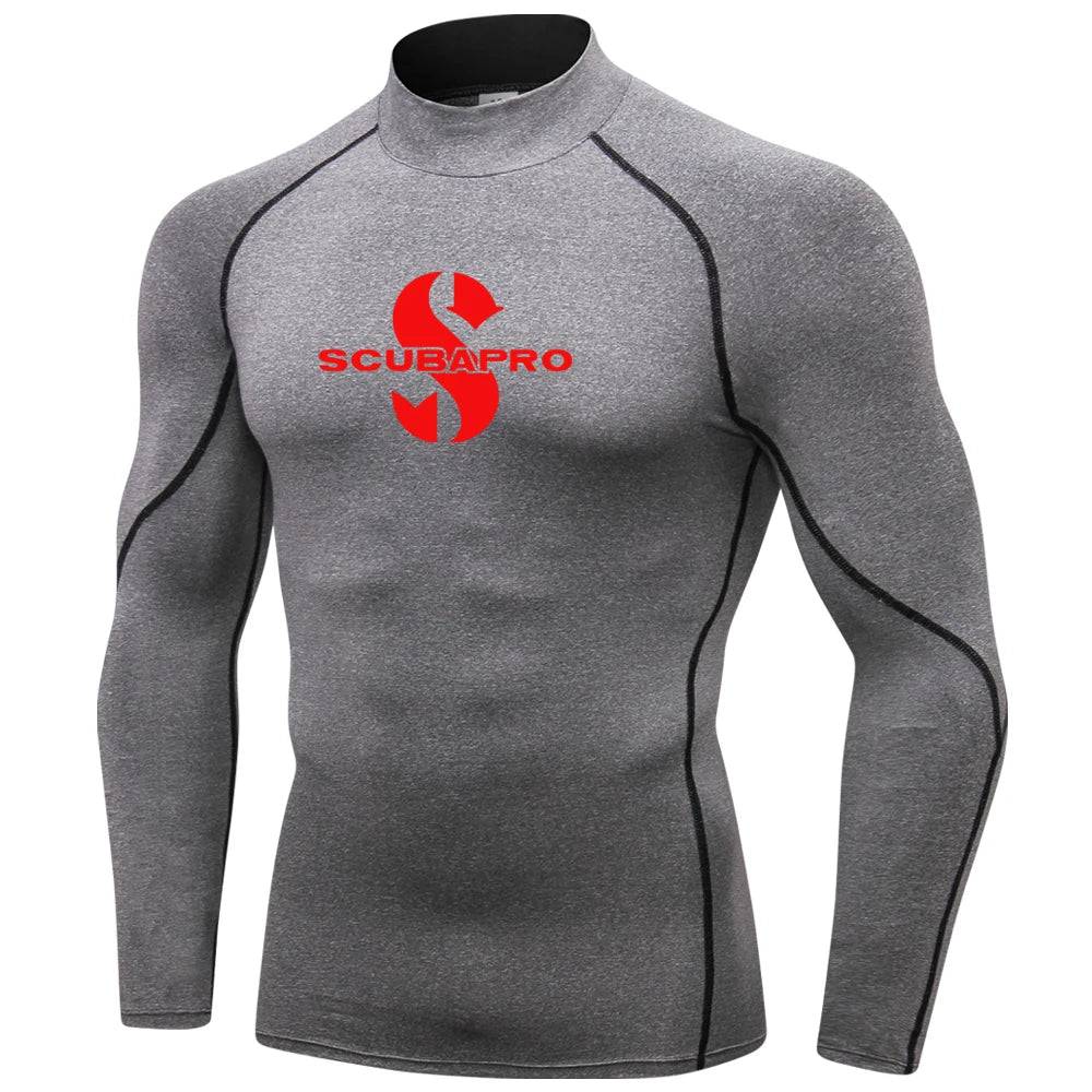 
                  
                    Men Swim Surfing T-shirt Beach UV Protection Swimwear Rash Guard Long Sleeve Diving Wetsuit Rashguard Tops Gear Summer Apparel
                  
                