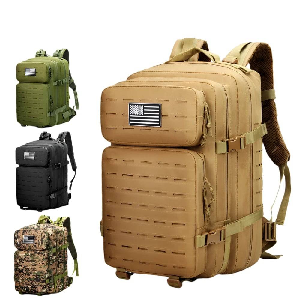 35/45/50L 900D Nylon Waterproof Backpack Outdoor Military Rucksacks Tactical Sports Camping Hiking Trekking Fishing Hunting Bag