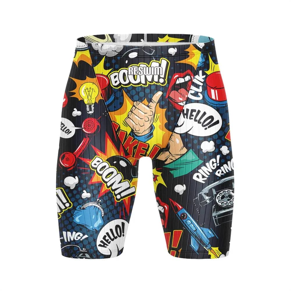 
                  
                    2024 Summer Men's Swim Jammer Endurance Athletic Training Swimsuit Beach Swimming Trunks Pro Swimwear Jammers Tights Surf Shorts
                  
                