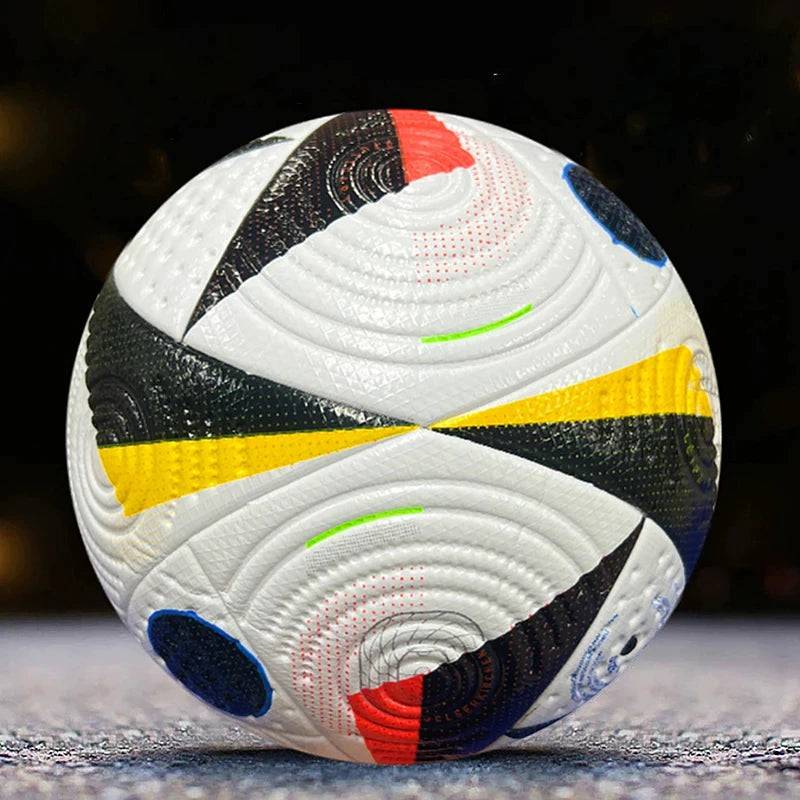 
                  
                    2024 Euro Football High Quality Soccer Balls Official Size 5 PU Material Seamless League Match Game Outdoor Training Ballon
                  
                