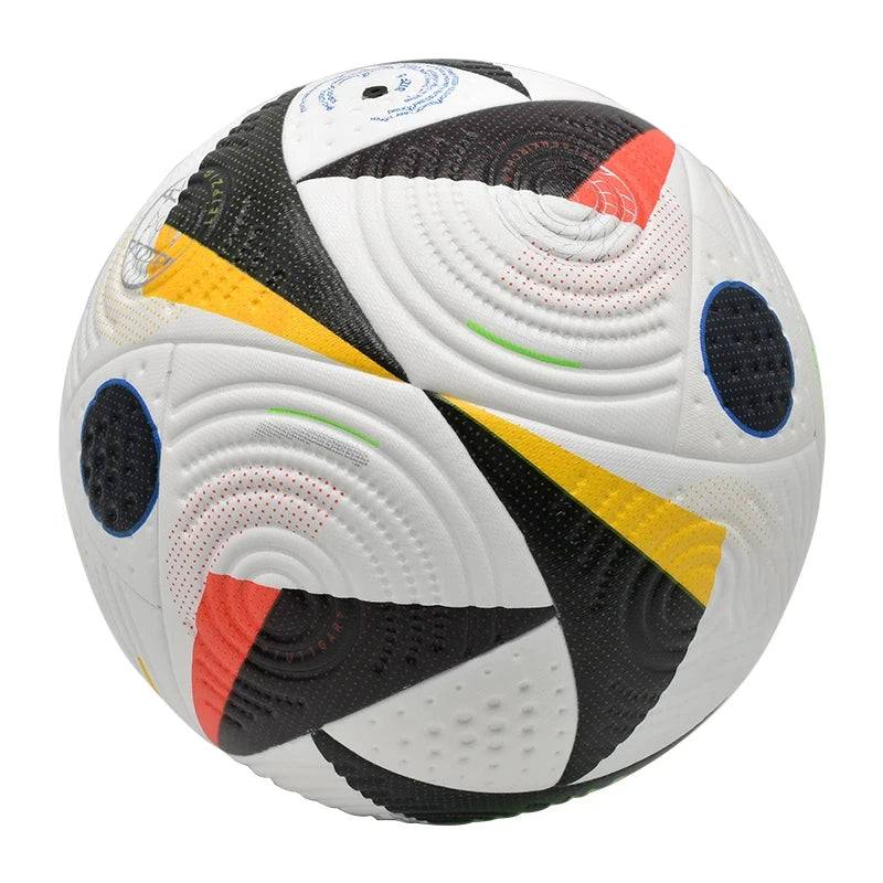 
                  
                    2024 Euro Football High Quality Soccer Balls Official Size 5 PU Material Seamless League Match Game Outdoor Training Ballon
                  
                