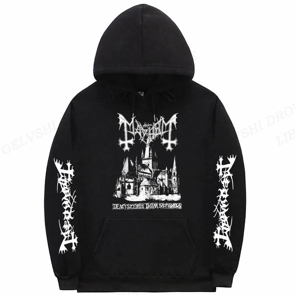 The Mayhem Deathcrush Hoodie Men Fashion Hoodie japanese Y2k Hoodies Boy Coats Women Sweats Cosplay Clothes Boy Tracksuit Unisex