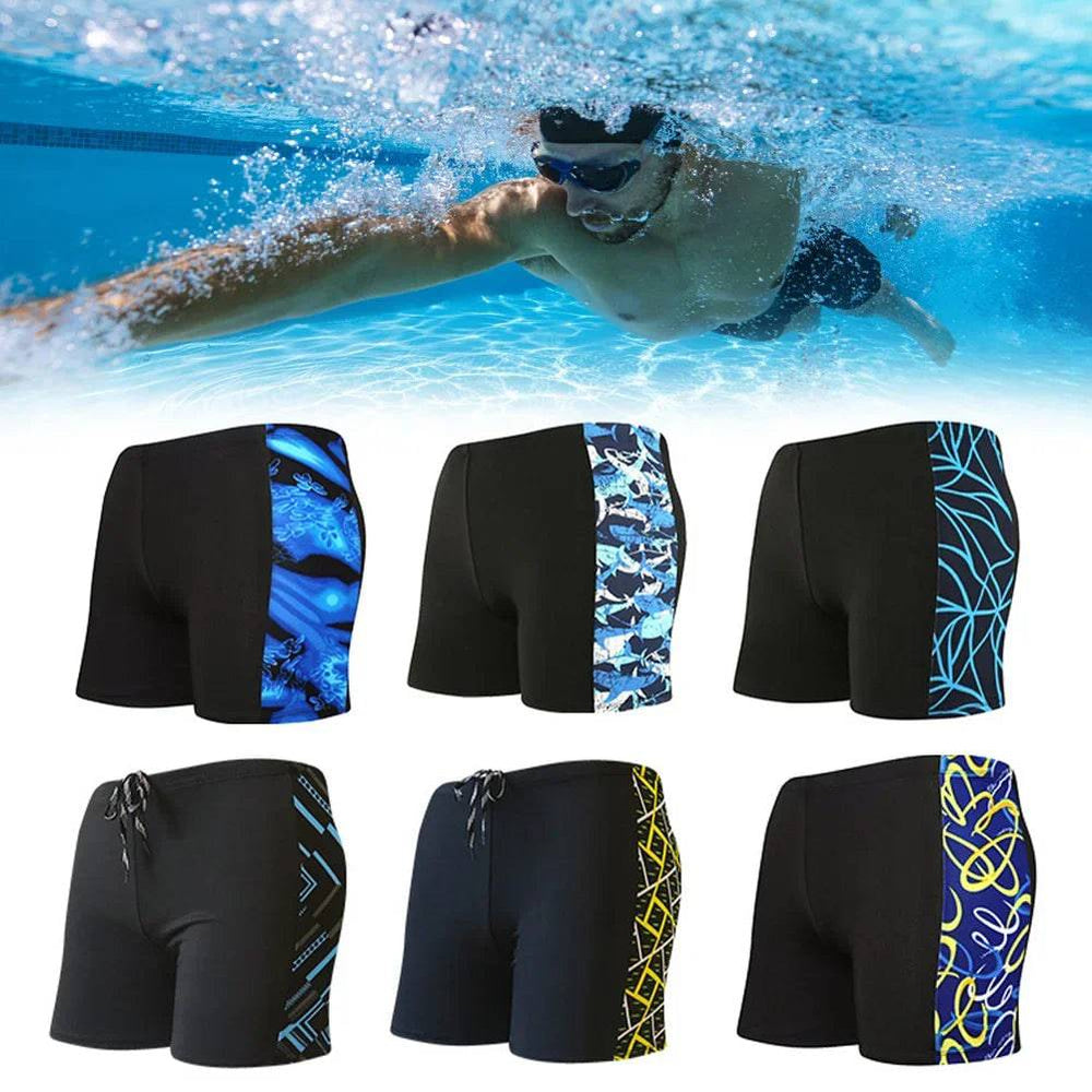 
                  
                    Swimwear Mens Breathable Swimsuits Trunks Man Swimming trunks Boxer Briefs Swim Suits Beach Shorts Quick Dry One Size
                  
                