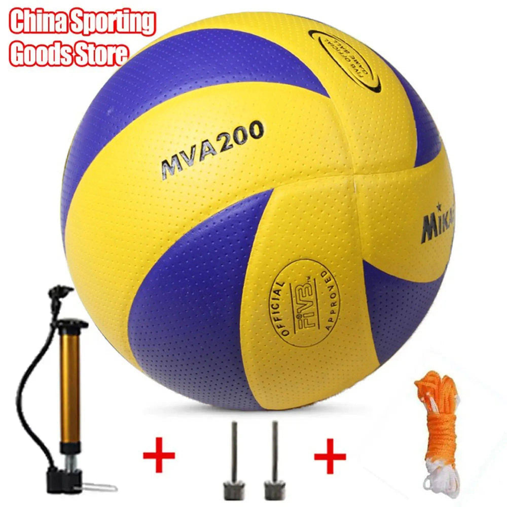 
                  
                    Boy Christmas Gift Volleyball ball,Model200/300, Super Hard Fiber, Brand, Competition, Size 5,Optional Pump + Needle + Net Bag
                  
                