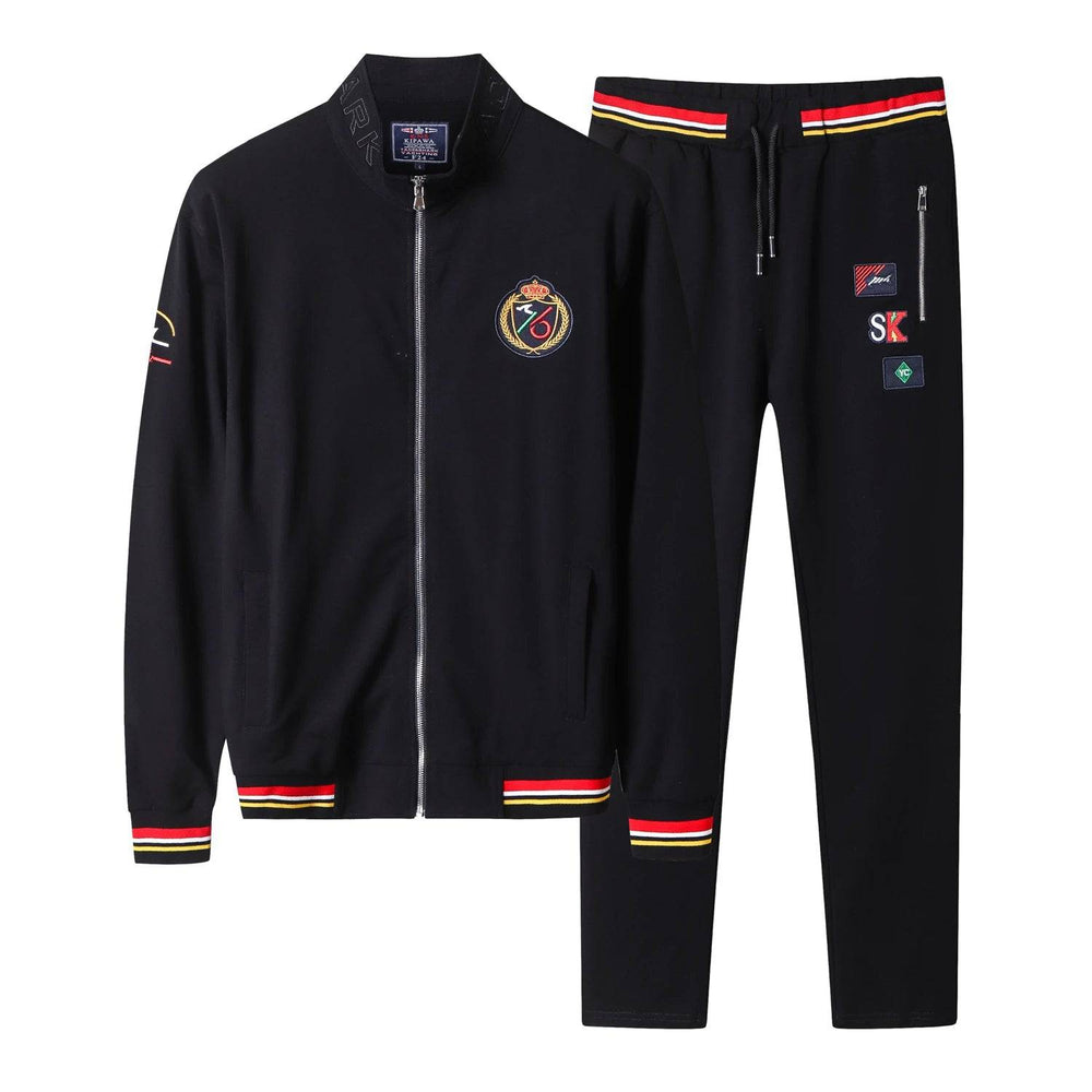 
                  
                    High Quality Embroidery Fashion Tracksuit Autumn Men's Sportswear Two Piece Set Brand Clothing Jacket Sweatpants Sweatsuit
                  
                