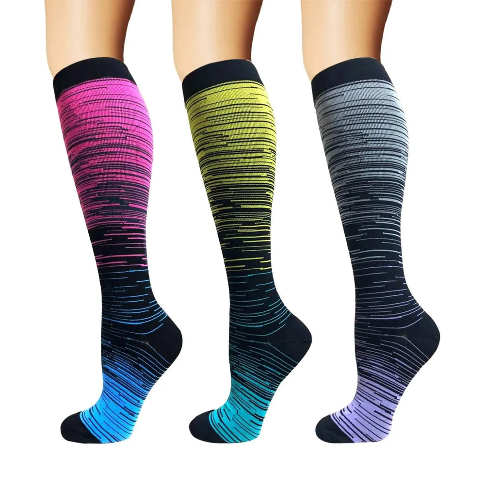 Compression Socks For Men's Running Fitness Cycling Football Sports Socks For Medical Use Pregnancy Prevention Varicose Veins