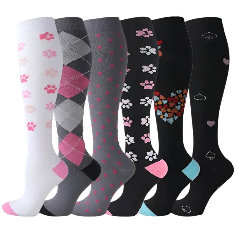 58 Compression Socks For Medical Prevention Of Varicose Veins Pregnant Women's Care Socks Men's Outdoor Running Football Cycling