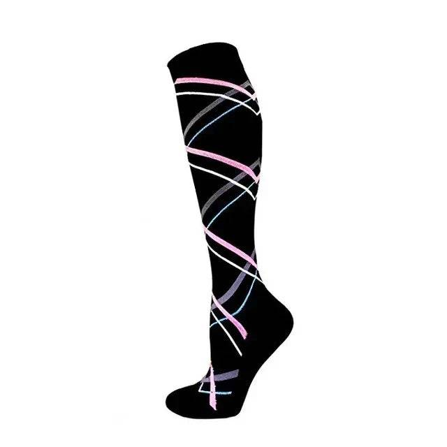 
                  
                    Unisex Compression Socks For Men Women Cycling Socks Suitable For Medical Edema Diabetes Varicose Vein Running Gym Marathon Sock
                  
                