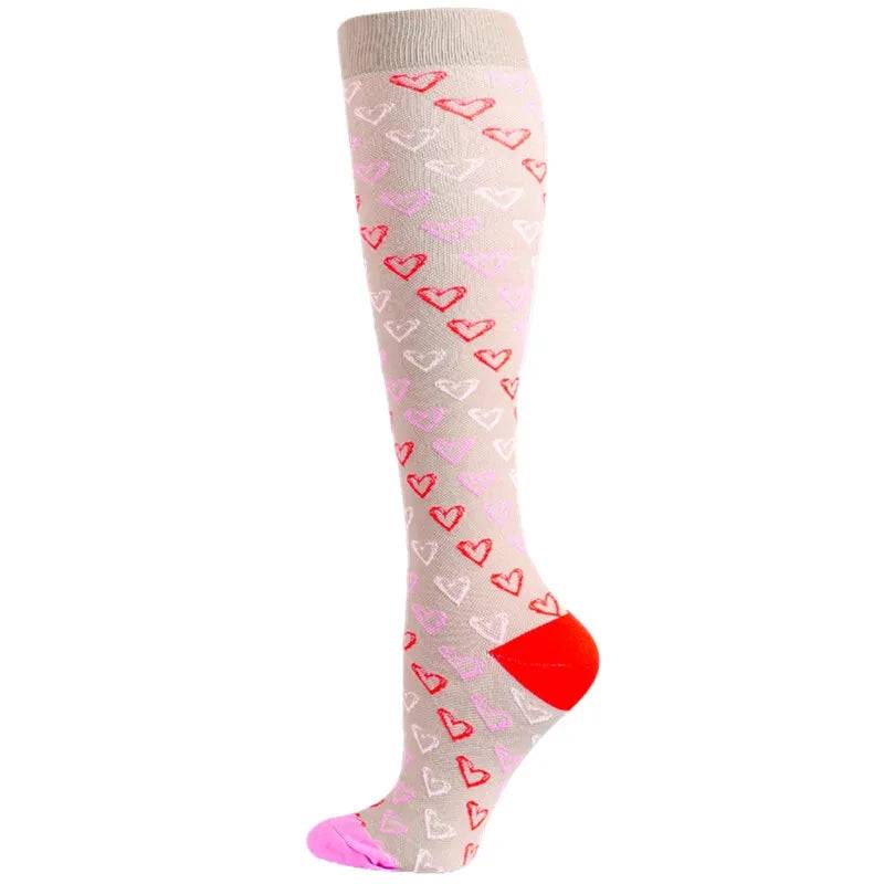 
                  
                    Compression Socks Running Outdoor Exercise Travel 20-30mmhg Sports Socks Medical Varicose Veins Swelling Pregnancy Knee Socks
                  
                