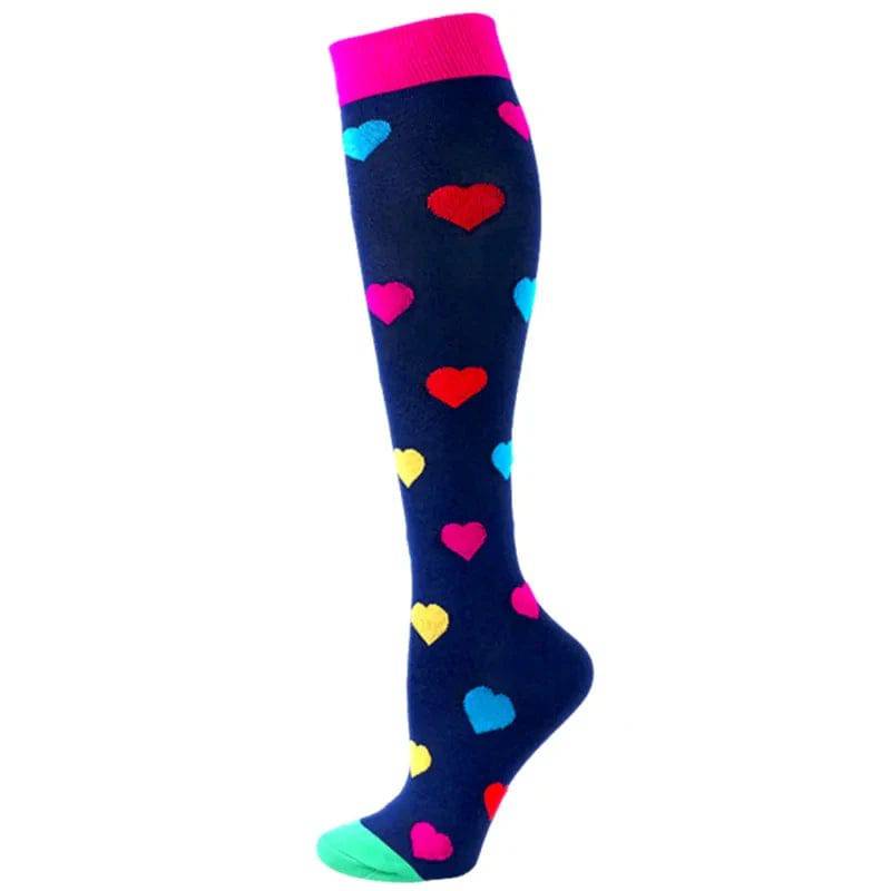 
                  
                    Compression Socks Running Outdoor Exercise Travel 20-30mmhg Sports Socks Medical Varicose Veins Swelling Pregnancy Knee Socks
                  
                