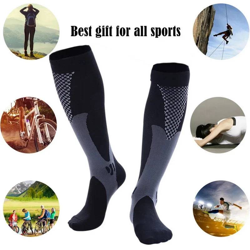 
                  
                    Running Compression Socks 20 30mmgh Varicose Veins Socks Men Basketball Football Rugby Marathon Cycling Sports Socks Elastic New
                  
                