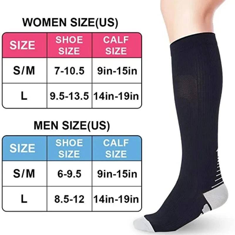 
                  
                    Compression Socks Varicose Veins Anti Fatigue 20-30mmHg Knee Length Elastic Socks Gym Football Rugby Sports Socks Outdoor Hiking
                  
                