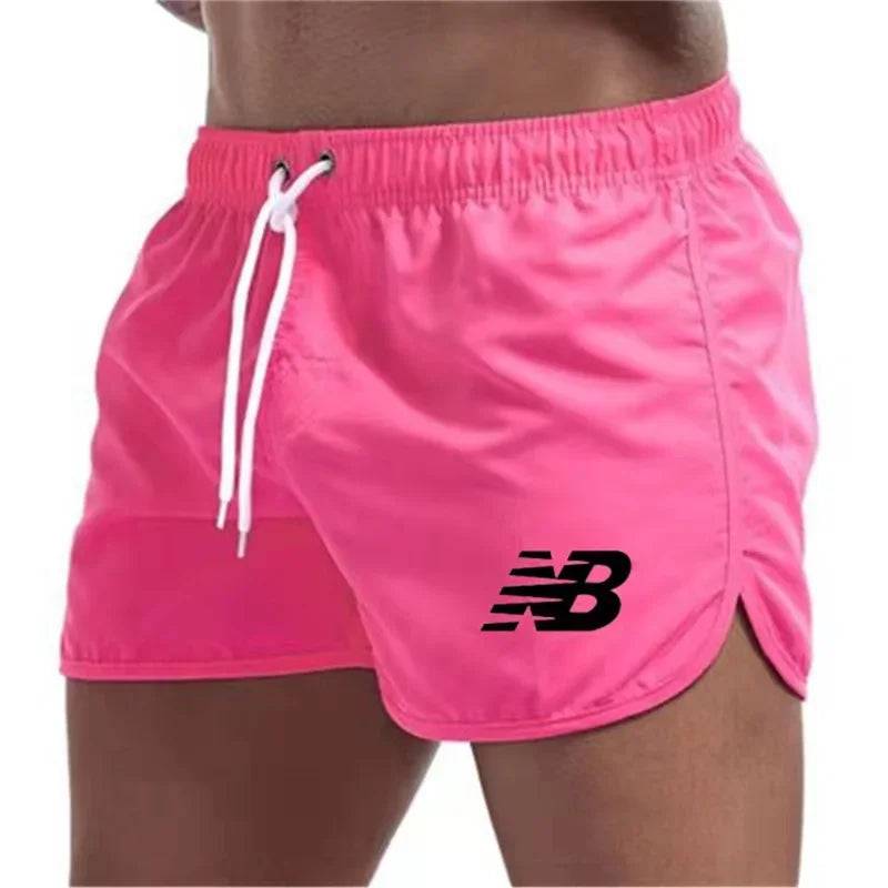 
                  
                    Summer men's luxurious beach shorts with letter B, gym quick drying clothing, jogging, sexy, and holiday leisure
                  
                