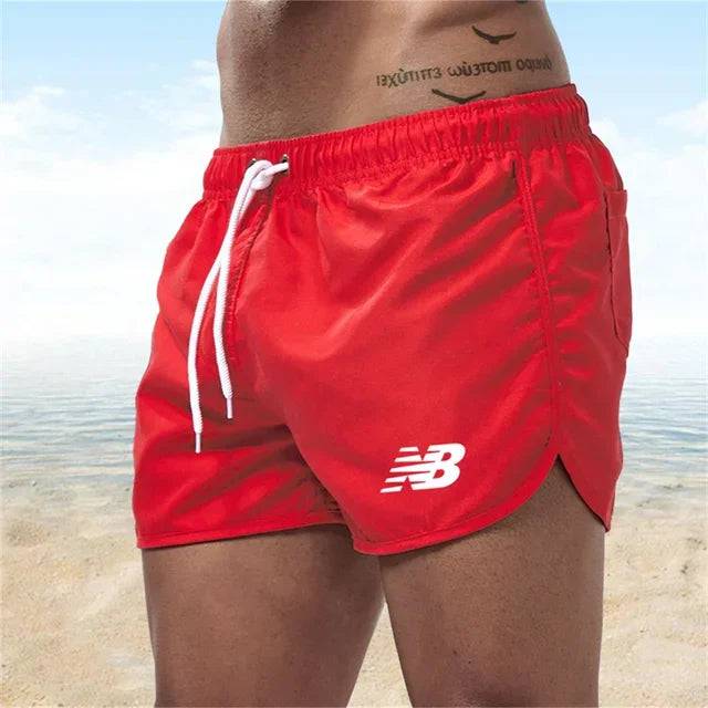 
                  
                    Summer men's luxurious beach shorts with letter B, gym quick drying clothing, jogging, sexy, and holiday leisure
                  
                