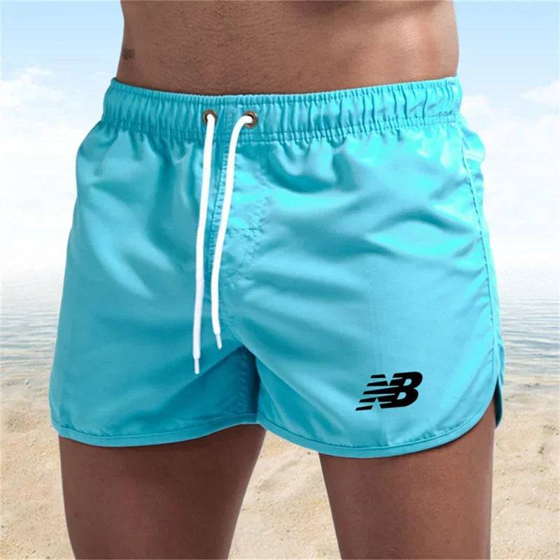 
                  
                    Summer men's luxurious beach shorts with letter B, gym quick drying clothing, jogging, sexy, and holiday leisure
                  
                