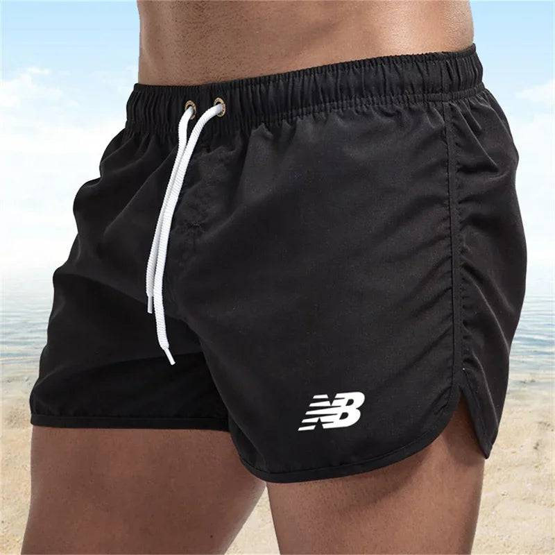 
                  
                    Summer men's luxurious beach shorts with letter B, gym quick drying clothing, jogging, sexy, and holiday leisure
                  
                