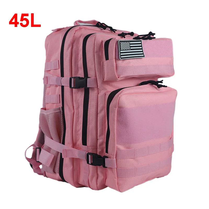 
                  
                    25L 45L Camping Hiking Backpack Tactical Bag Molle Patches Travel 900D Men Women Men Outdoor Ruckdack Shoulder Travel Gym Pack
                  
                