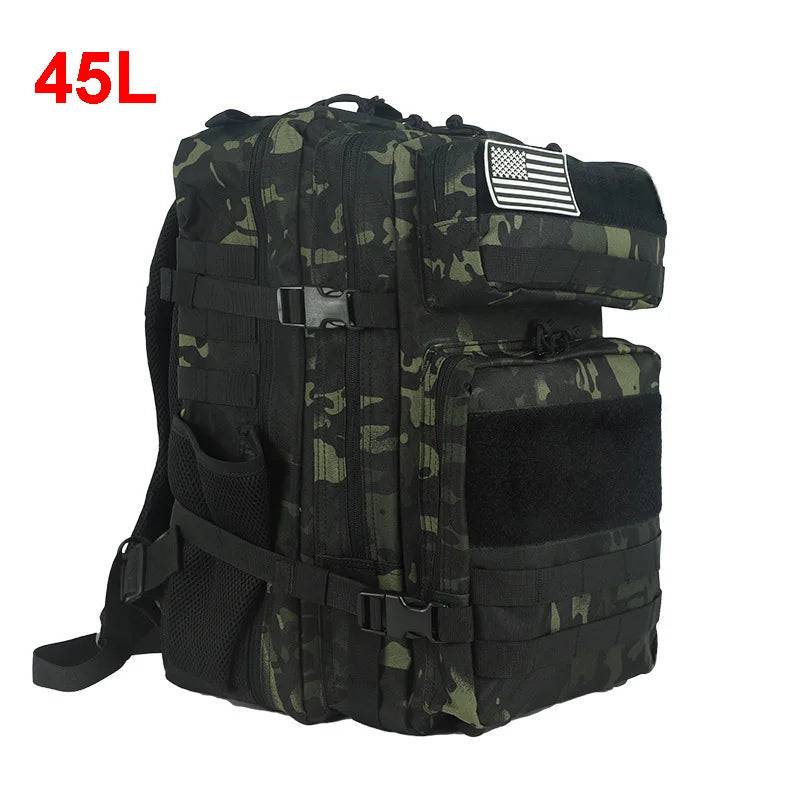 
                  
                    25L 45L Camping Hiking Backpack Tactical Bag Molle Patches Travel 900D Men Women Men Outdoor Ruckdack Shoulder Travel Gym Pack
                  
                