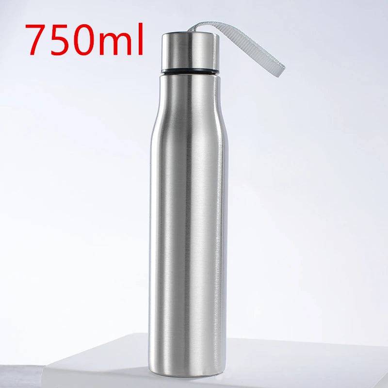 
                  
                    500ml/1000ml Sport Water Bottle Single-layer Rugged  Cup Travel Camping Sports Drink Bottles Drinkware Stainless Steel
                  
                