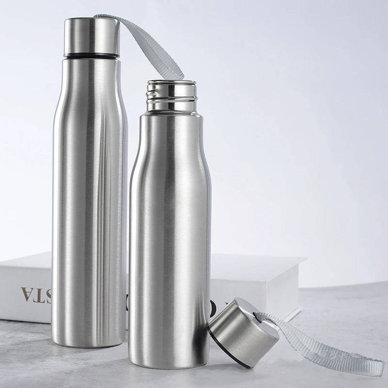 
                  
                    500ml/1000ml Sport Water Bottle Single-layer Rugged  Cup Travel Camping Sports Drink Bottles Drinkware Stainless Steel
                  
                