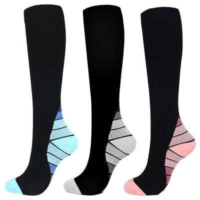 
                  
                    3/5/6 Double Varicose Socks Medical Diabetes Pregnancy Nurse Knee Stretch Socks Outdoor Mountain Climbing Running Bicycle Hiking
                  
                