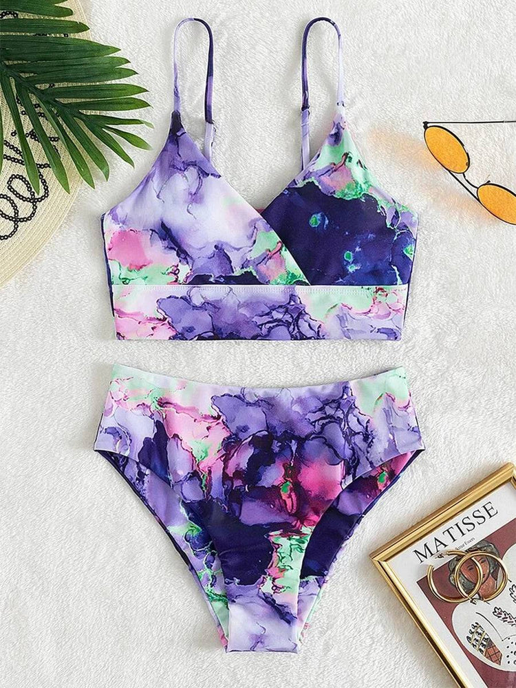 
                  
                    Sexy High Waist Bikini Print Swimsuit Women Swimwear Push Up Set Brazilian Bathing Suit Summer Beach Wear Swimming
                  
                