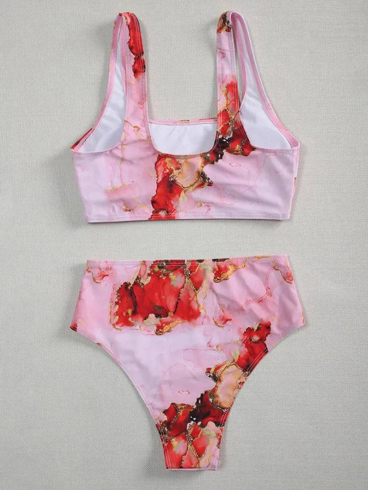 
                  
                    Sexy High Waist Bikini Print Swimsuit Women Swimwear Push Up Set Brazilian Bathing Suit Summer Beach Wear Swimming
                  
                