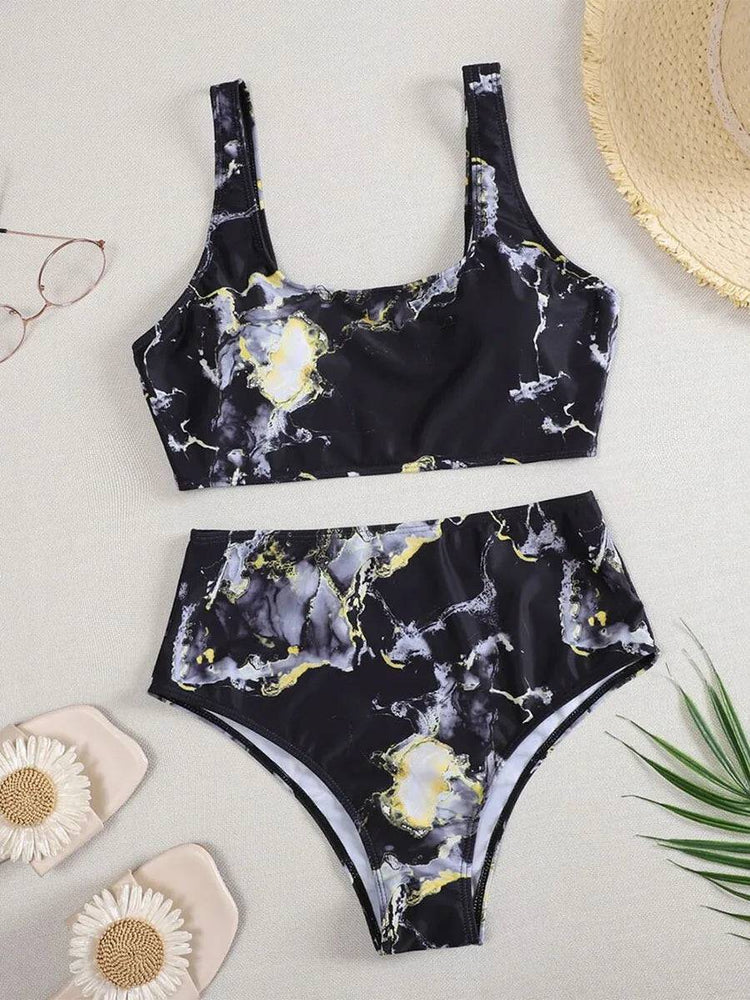 
                  
                    Sexy High Waist Bikini Print Swimsuit Women Swimwear Push Up Set Brazilian Bathing Suit Summer Beach Wear Swimming
                  
                