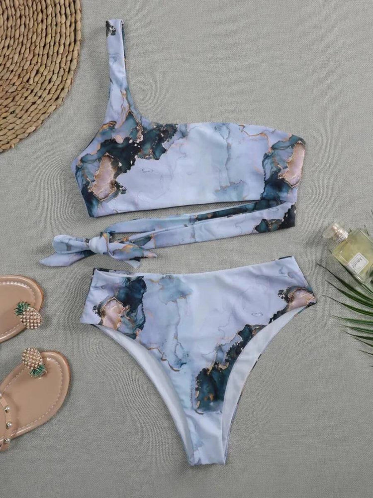 
                  
                    Sexy High Waist Bikini Print Swimsuit Women Swimwear Push Up Set Brazilian Bathing Suit Summer Beach Wear Swimming
                  
                