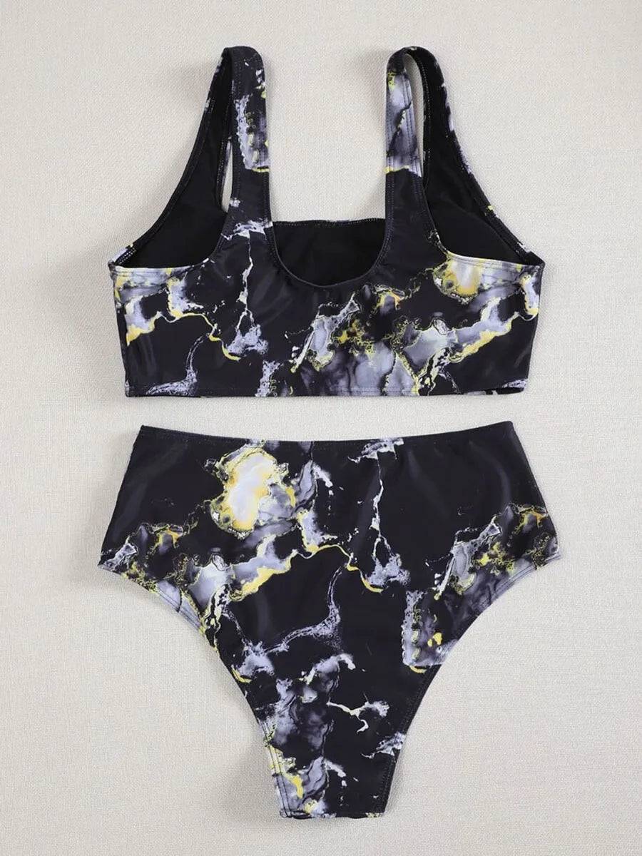 
                  
                    Sexy High Waist Bikini Print Swimsuit Women Swimwear Push Up Set Brazilian Bathing Suit Summer Beach Wear Swimming
                  
                