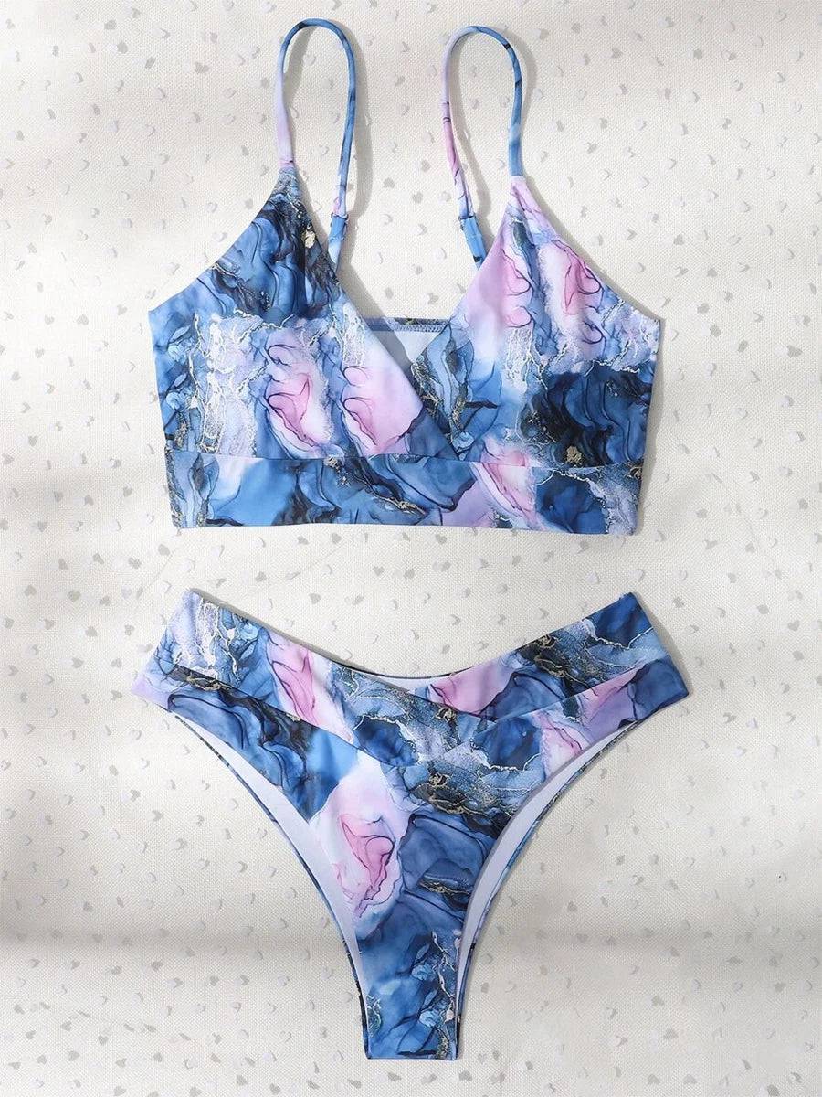 
                  
                    Sexy High Waist Bikini Print Swimsuit Women Swimwear Push Up Set Brazilian Bathing Suit Summer Beach Wear Swimming
                  
                