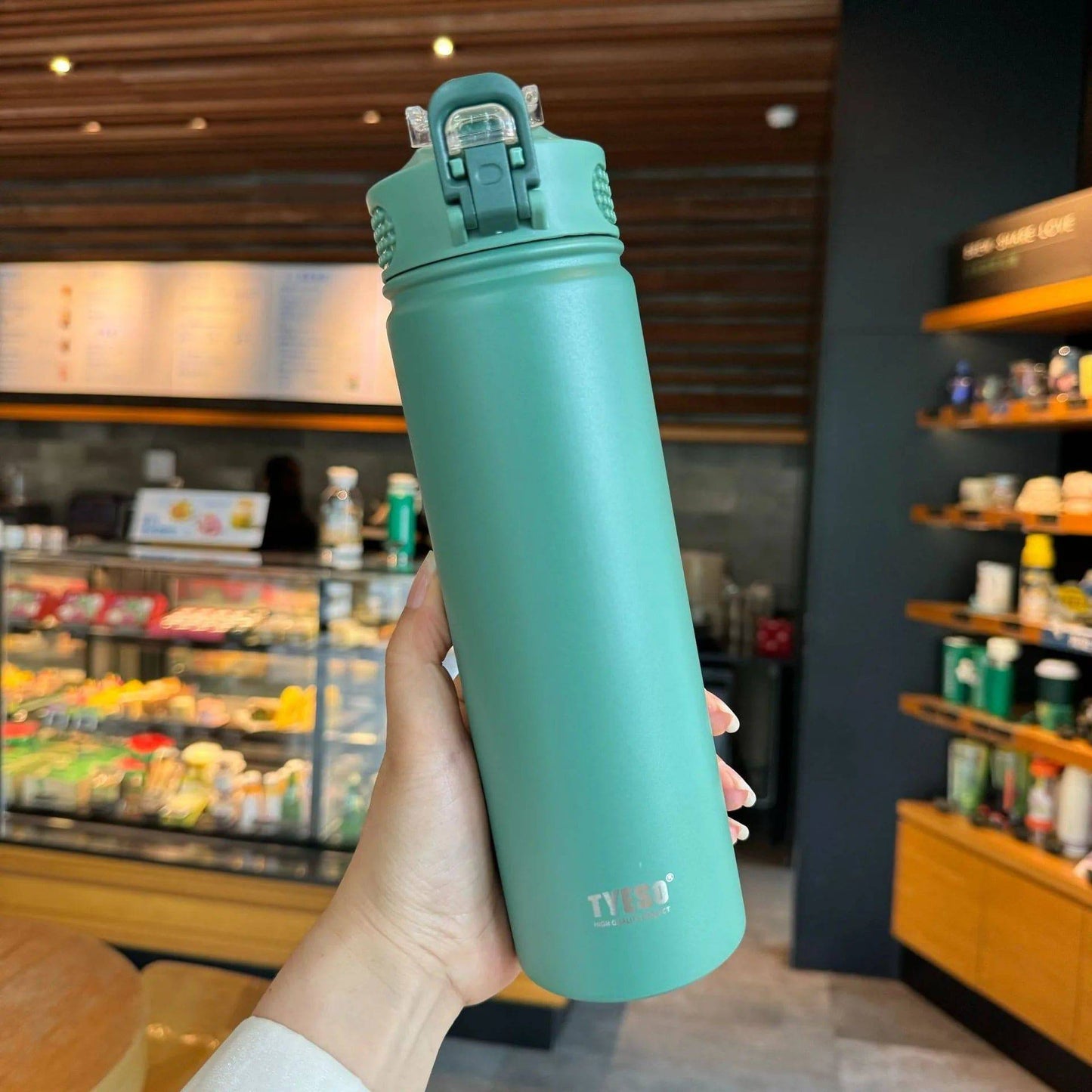 
                  
                    Stainless Steel Thermos Bottle with Straw, Thermal Cup, Car Insulated Flask, Water Tumbler for Outdoor Sports, 530ml, 750ml, 1Pc
                  
                