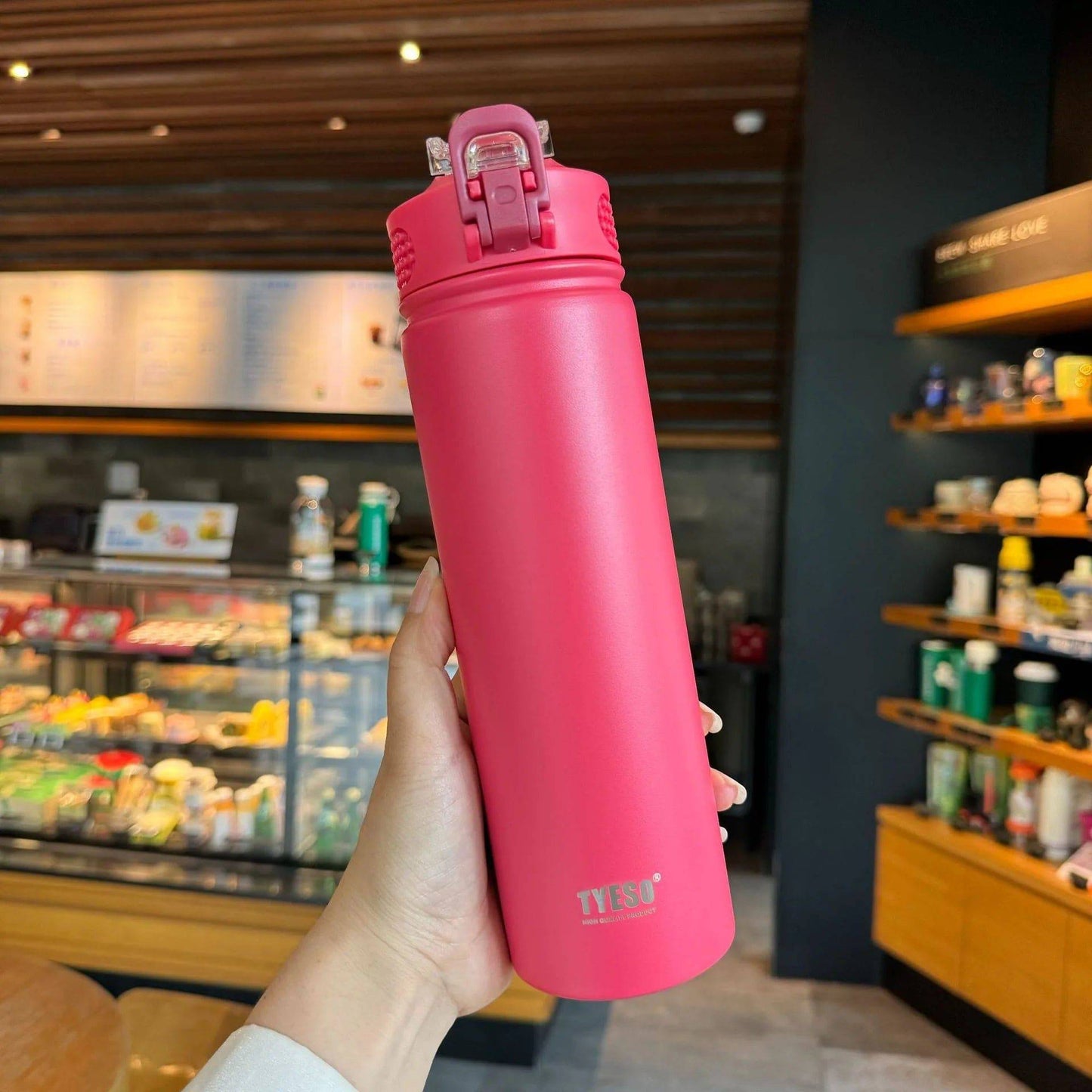 
                  
                    Stainless Steel Thermos Bottle with Straw, Thermal Cup, Car Insulated Flask, Water Tumbler for Outdoor Sports, 530ml, 750ml, 1Pc
                  
                