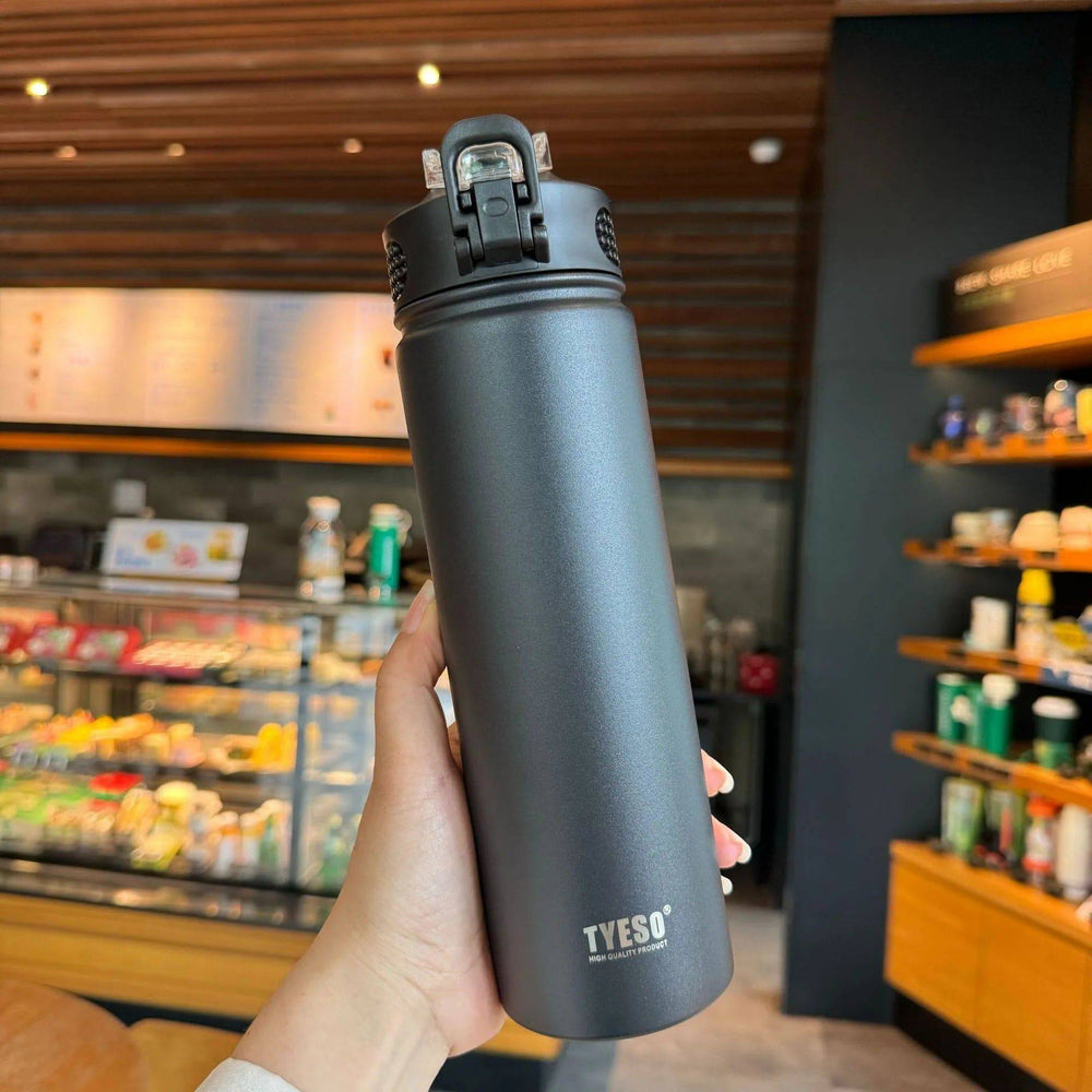 
                  
                    Stainless Steel Thermos Bottle with Straw, Thermal Cup, Car Insulated Flask, Water Tumbler for Outdoor Sports, 530ml, 750ml, 1Pc
                  
                