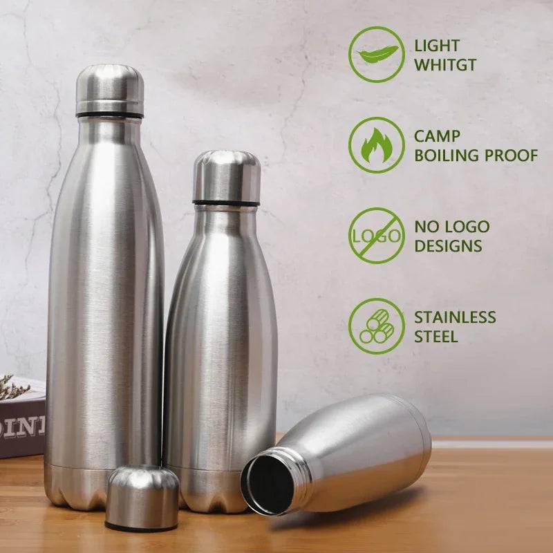 
                  
                    0.75/1 Liter Stainless Steel Canteen Kettle Outdoor Camping Hiking Water Bottle Portable Large Capacity Leakproof Drinking Bottl
                  
                