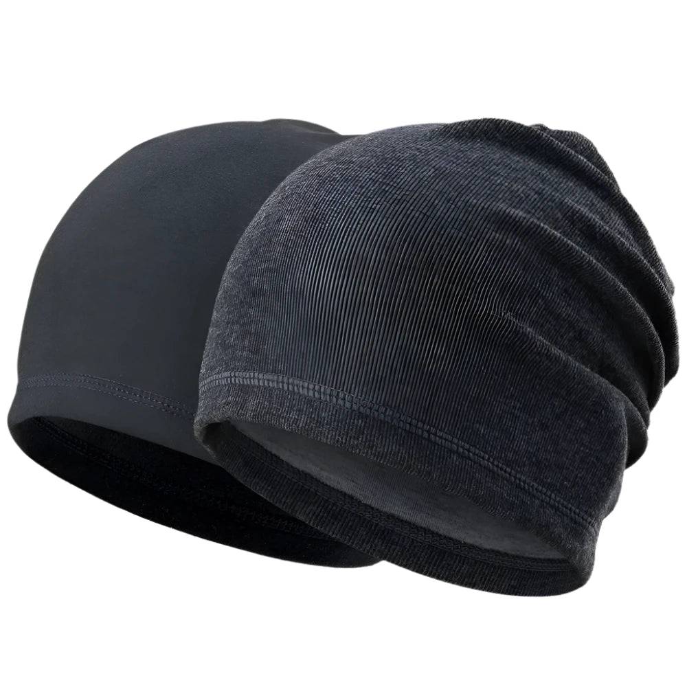 Winter Fleece Beanies Bicycle Sports Tennis Fitness Stretch Running Hiking Cycling Hat Snowboard Soft Windproof Cap Women Men