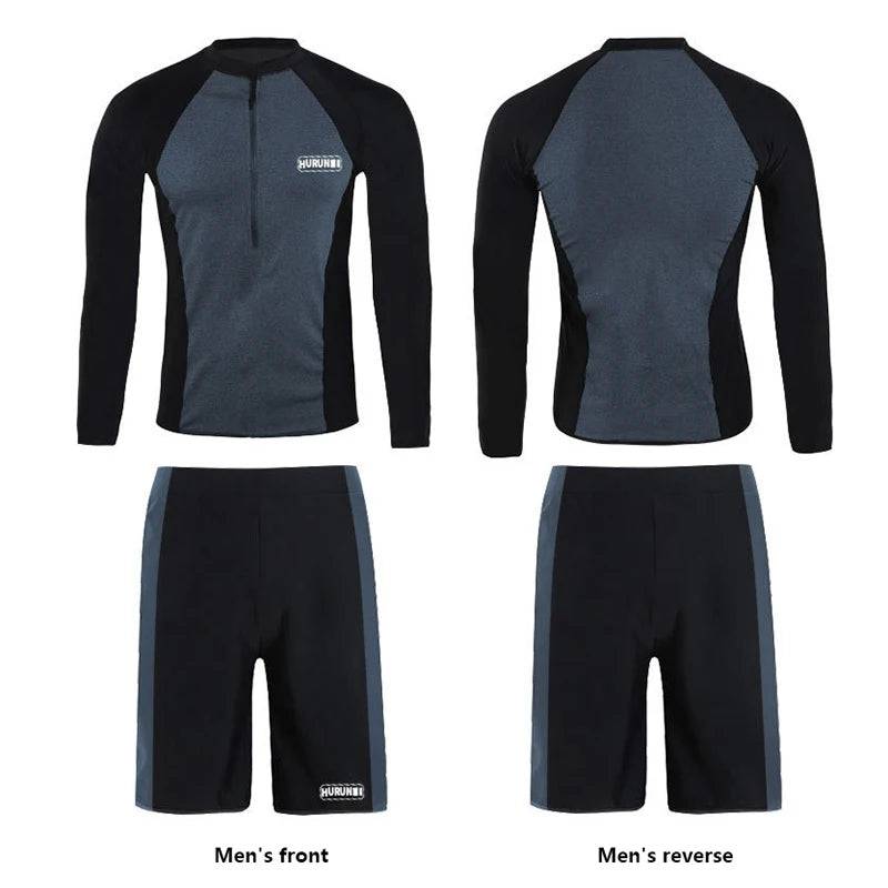 
                  
                    Men Woman Swimsuit Diving Suit Long Sleeve Quick Drying Wetsuit Summer Sun Protection Spearfishing Swim Surfing Training Suits
                  
                