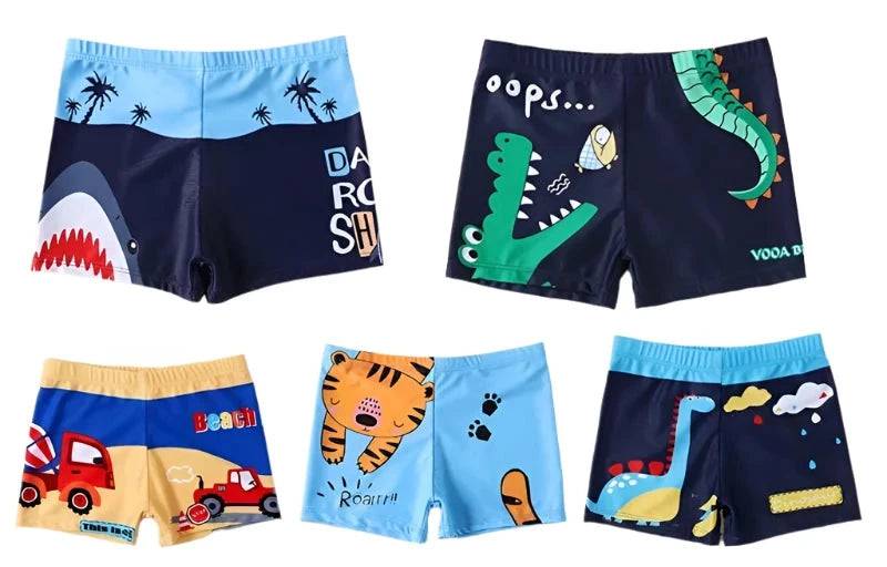 Swimming Trunks For Boys Shark Trunks Swimsuit 2-9Y Children's Swimwear Kids Trunk Shark Beachwear Boys Bathing Suit