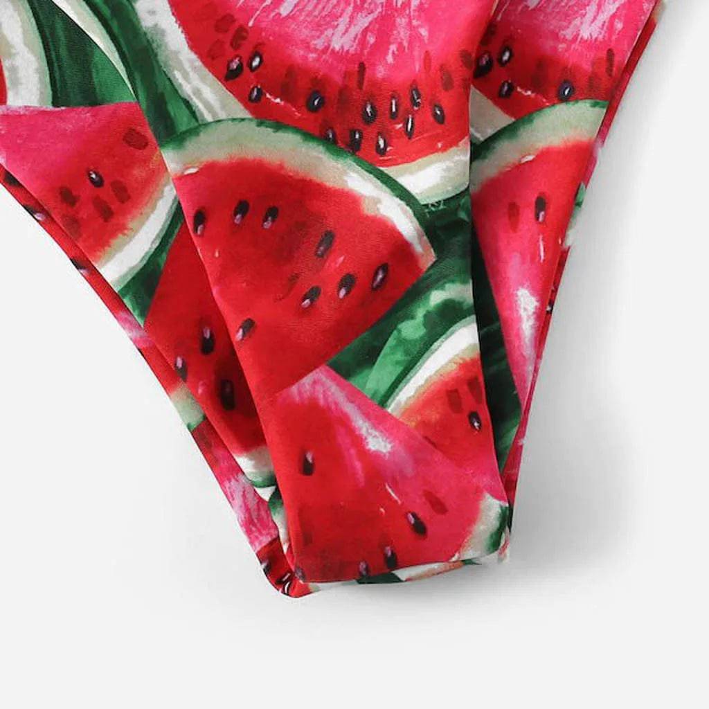 
                  
                    Sexy Watermelon Bandeau Bikini Swimwear Women Bikini High Waist Swimsuit Swimming Bathing Suit Biquini Maillot De Bain Femme
                  
                